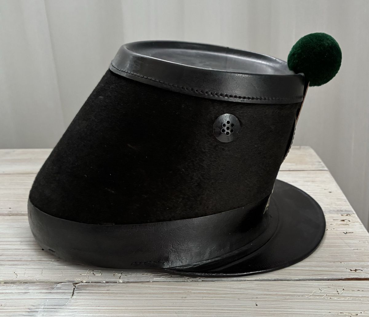 Schweizer Armee Uniformi: Tschako 1861 Fribourg – Usato da Gutenswil venduto da Antiques77 3