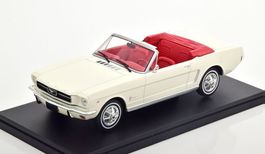 Ford Mustang Convertible 1964-1966 weiss / rot     1:24