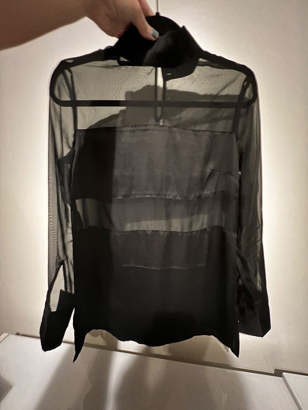 H&M Camicette: Transparente Hemdbluse – Usato da Egerkingen venduto da ear_k6fg 1