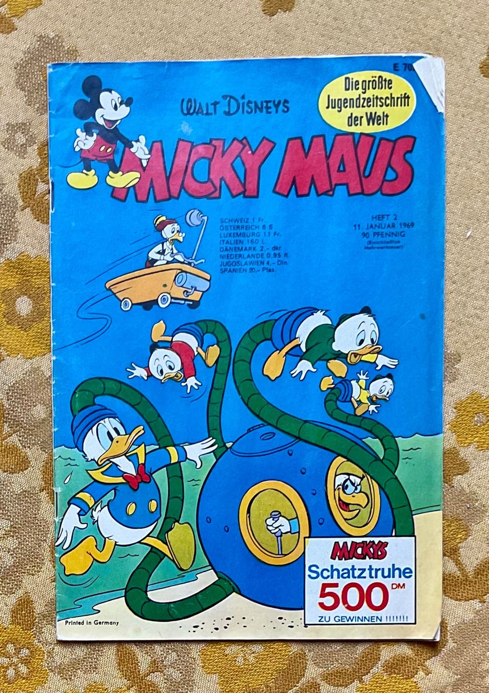 Fumetti: Micky Maus Heft Nr 2 von 1969 – Usato da Endingen venduto da nathan05