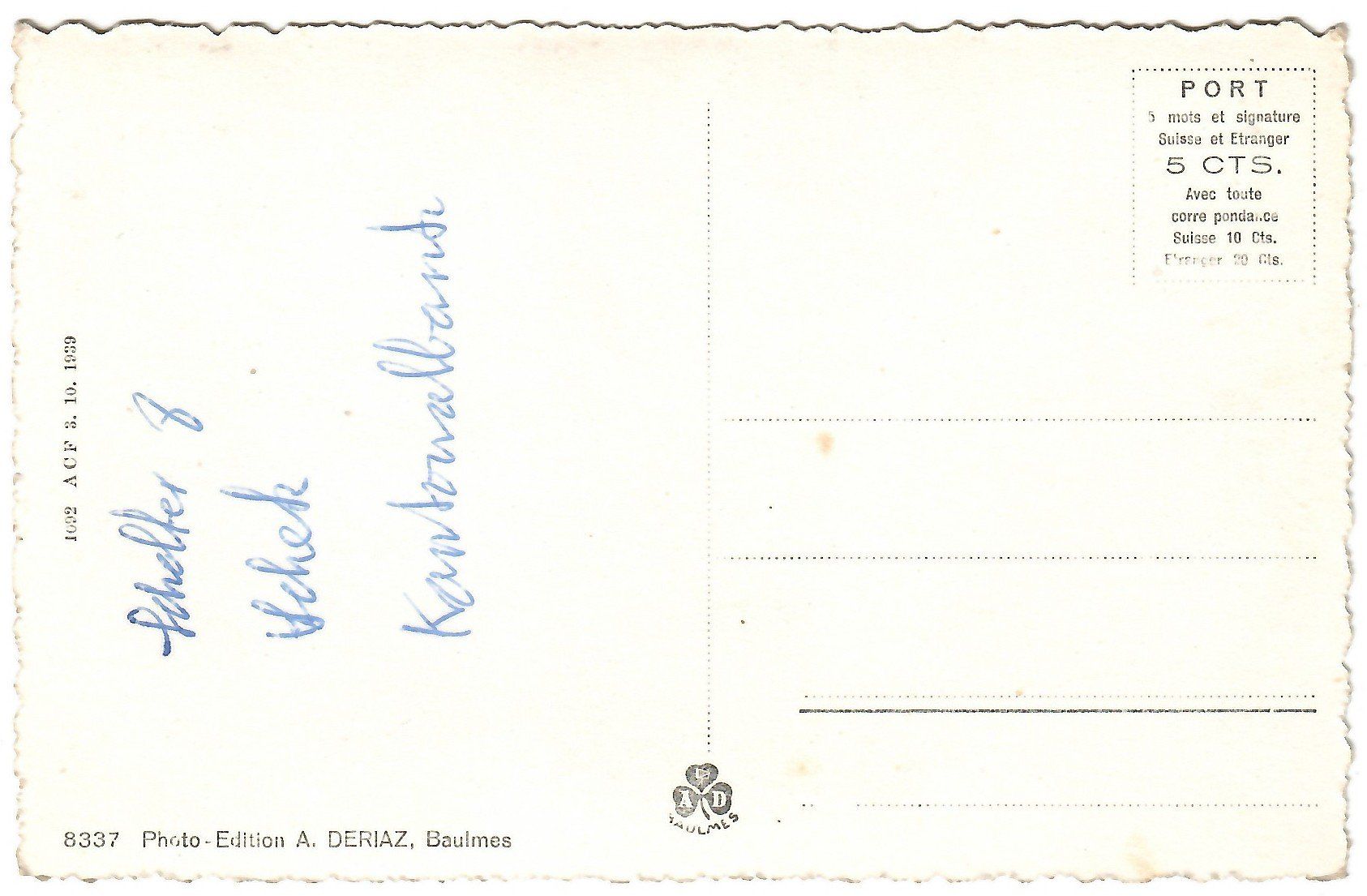 Cartoline postali: Ansichtskarte   Les  Bayards – Usato da Kerns venduto da etma3 1