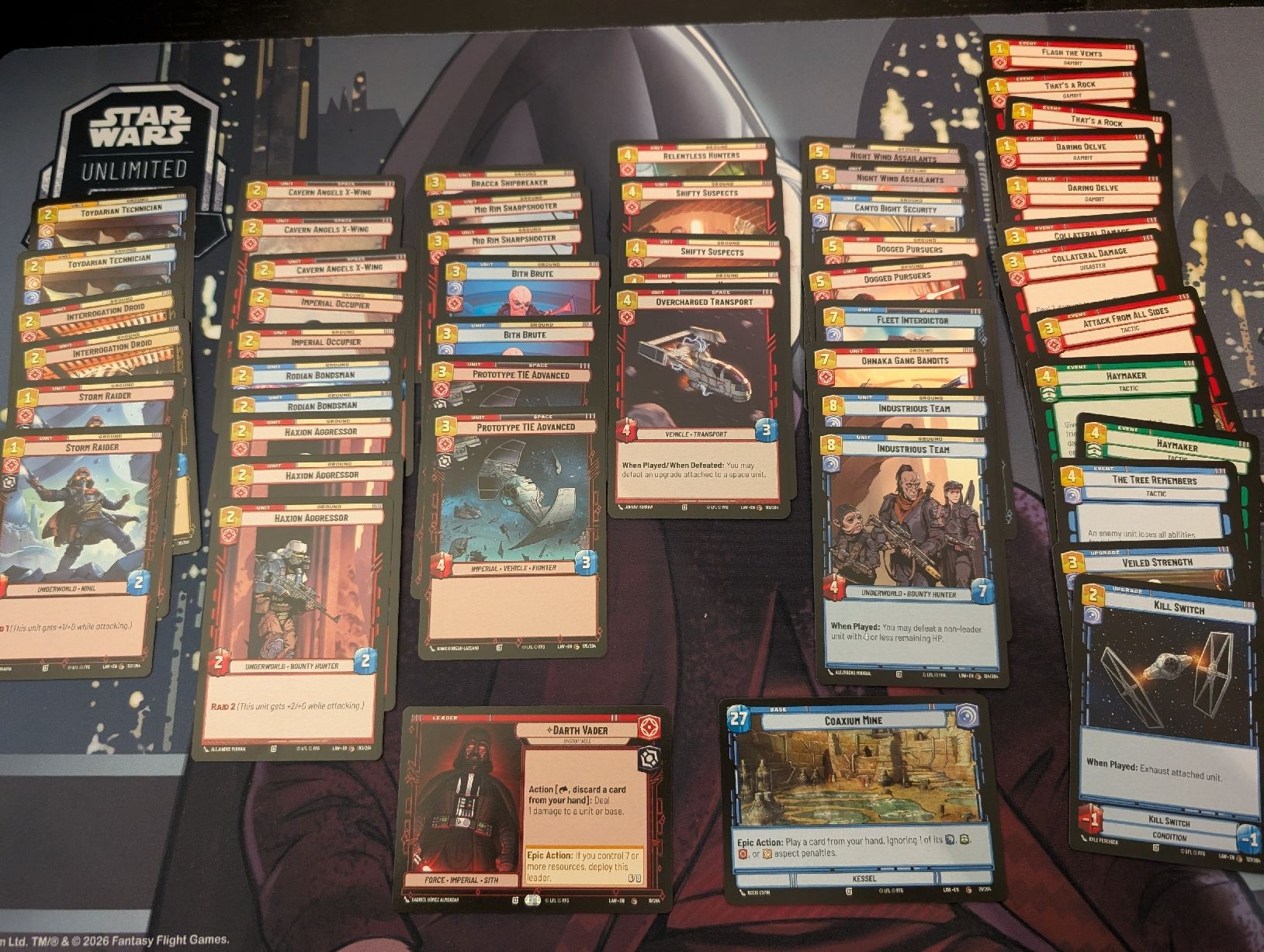 Giochi: Star Wars Unlimited Deck - Darth Vader – Usato da Niederwangen BE venduto da Nimonsta 1