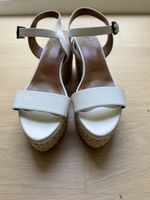 Aquatalia Wedges white leather size 39.5 good condition