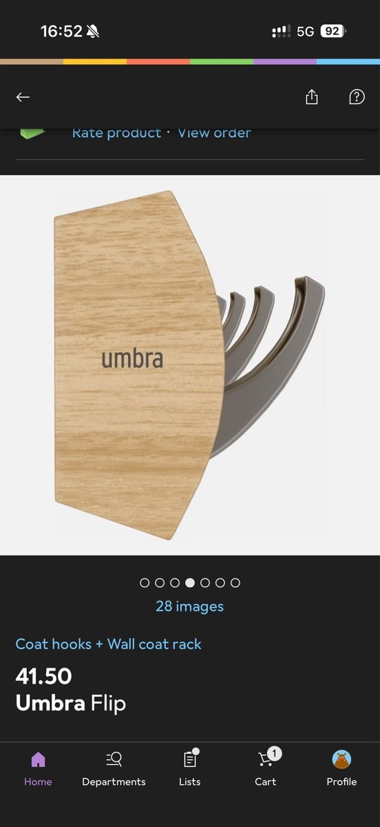 Ferramenta: Umbra wall coat hooks – Nuovo (secondo la descrizione) da Baar venduto da jan_7w8m 6