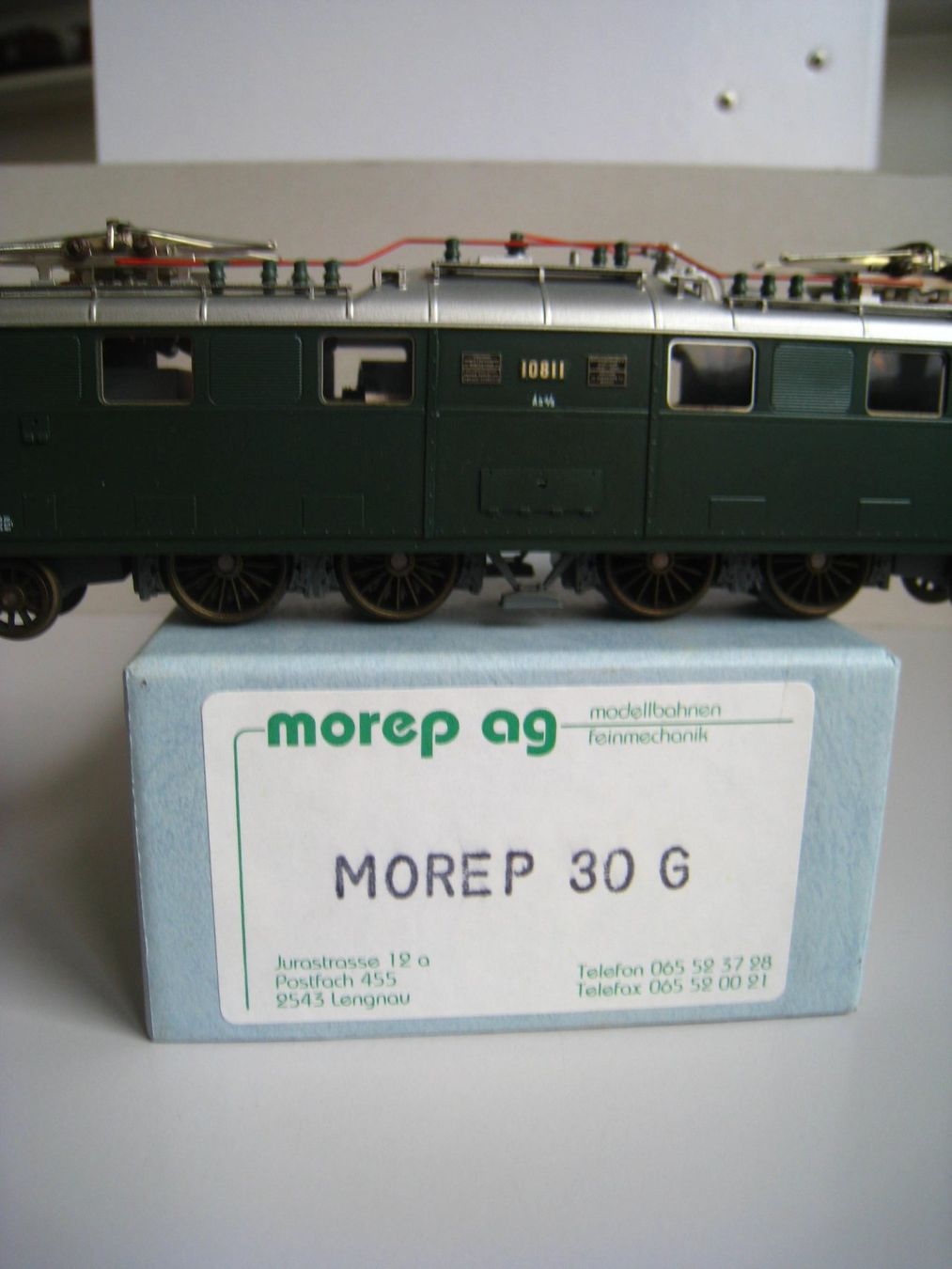 Morep Modellini di ferrovie: Morep SBB Ae 4/6 10811, Gotthard-Lok, Messing Model,  30G – Usato da Buchs ZH venduto da swiss-train