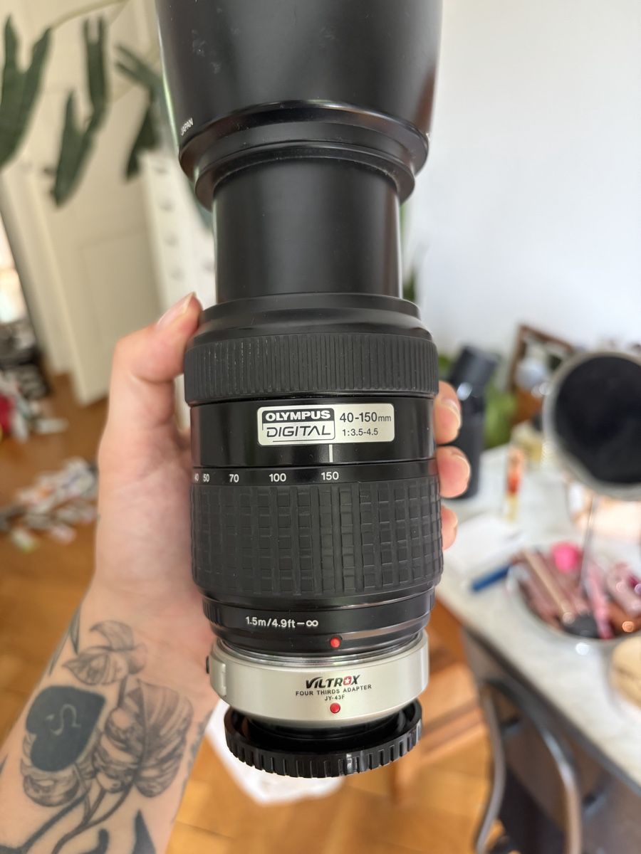 Olympus Objektive: Objektiv 40 - 150mm Olympus mit Adapter für OMD – Gebraucht aus Bern von jas_5f6b 4