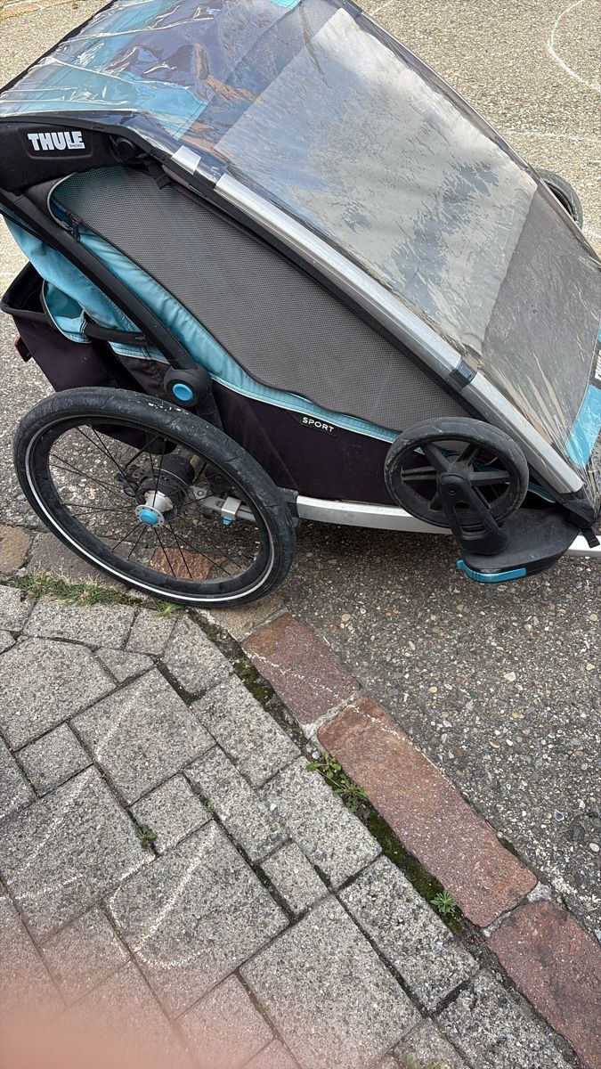 Thule Rimorchi: Chariot Sport mit Jogger Set – Usato da Grüt (Gossau ZH) venduto da Liscioch 2