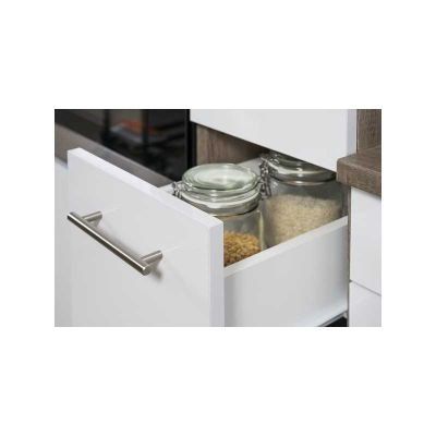 Komplettküchen: 436 - Küchenzeile Küchenblock 370cm Eiche/York/Grauglanz – Neu und originalverpackt aus Wallenwil von toesstalvertrieb 5