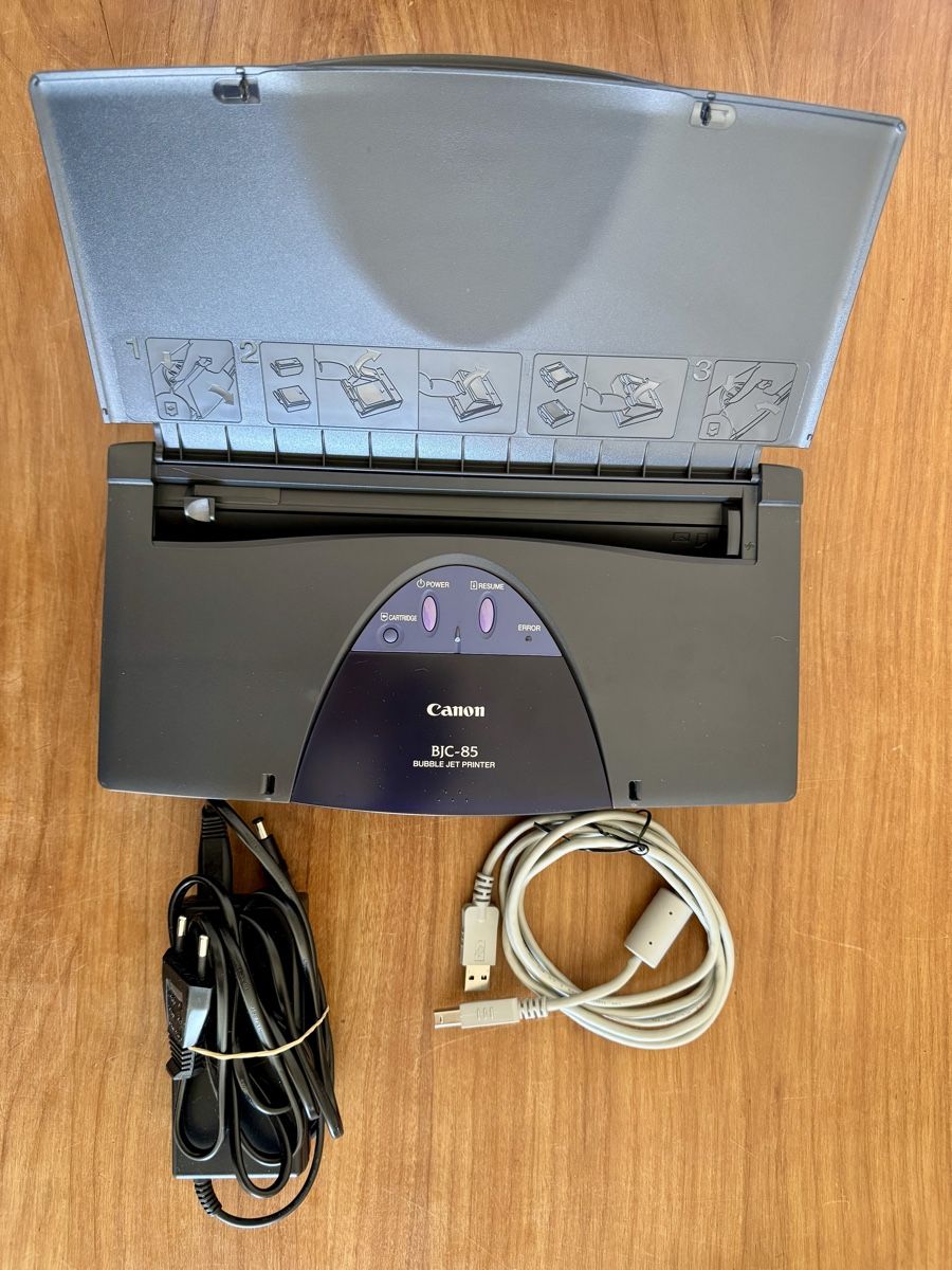 Stampanti: Canon BJC-85 Mobile Bubble Jet Printer - Top Zustand! – Usato da Zürich venduto da Nobs1 3