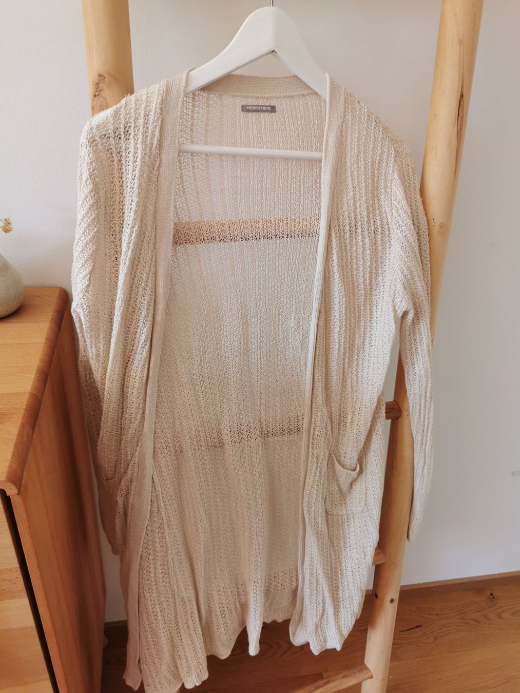 Hemisphere Vestes: Hemisphere Leinen Cardigan – D'occasion à Magden par 7Sibylle