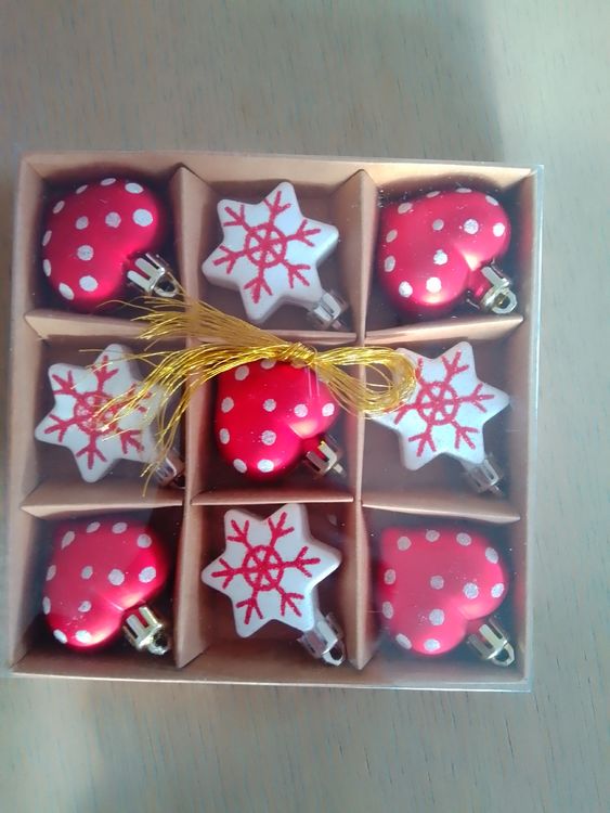 Lot de 20 décorations de noel marron chocolat