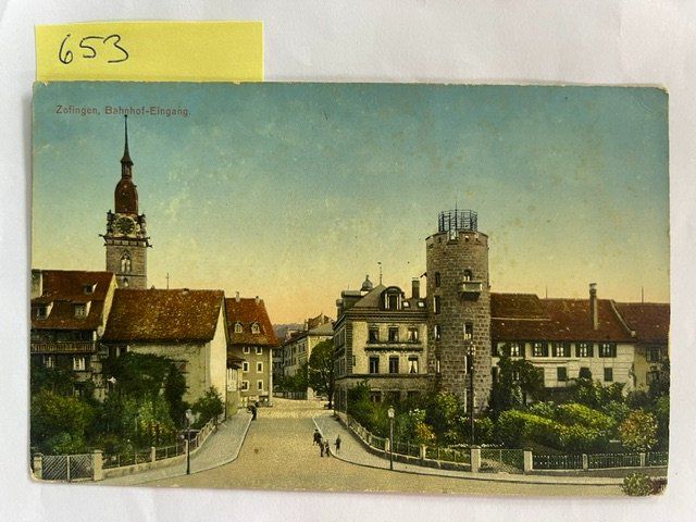 Cartoline postali: alte Ansichtskarte Zofingen – Usato da Niederwil AG venduto da dahu75
