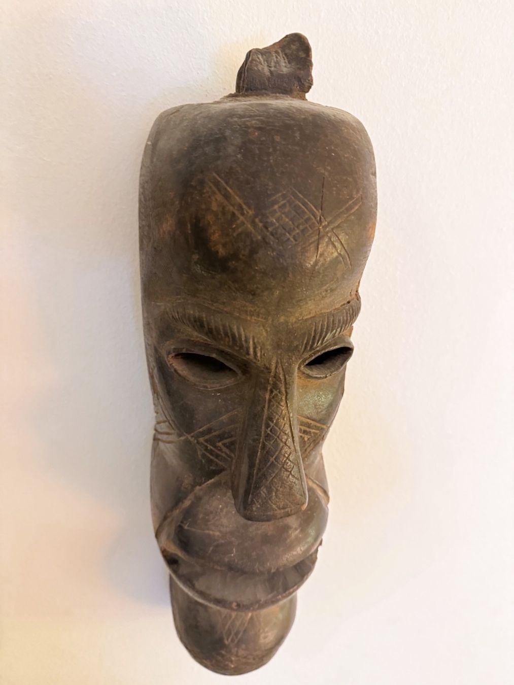Internationale Kunst: Holzmaske, Kuba, Kongo – ca. 46 cm – Gebraucht aus Zürich von willson-quayle 2