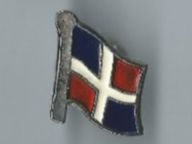 Dominica Flagge Pin