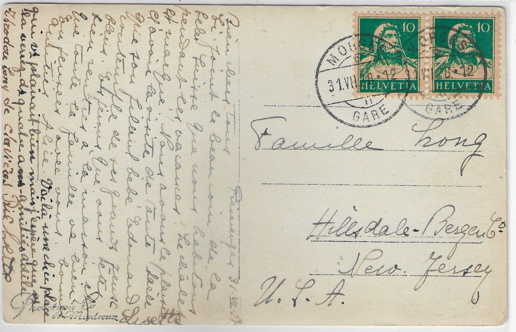 Cartoline postali: Morges - la pointe de Preverenges – Usato da Ettingen venduto da Kartenplanet 1