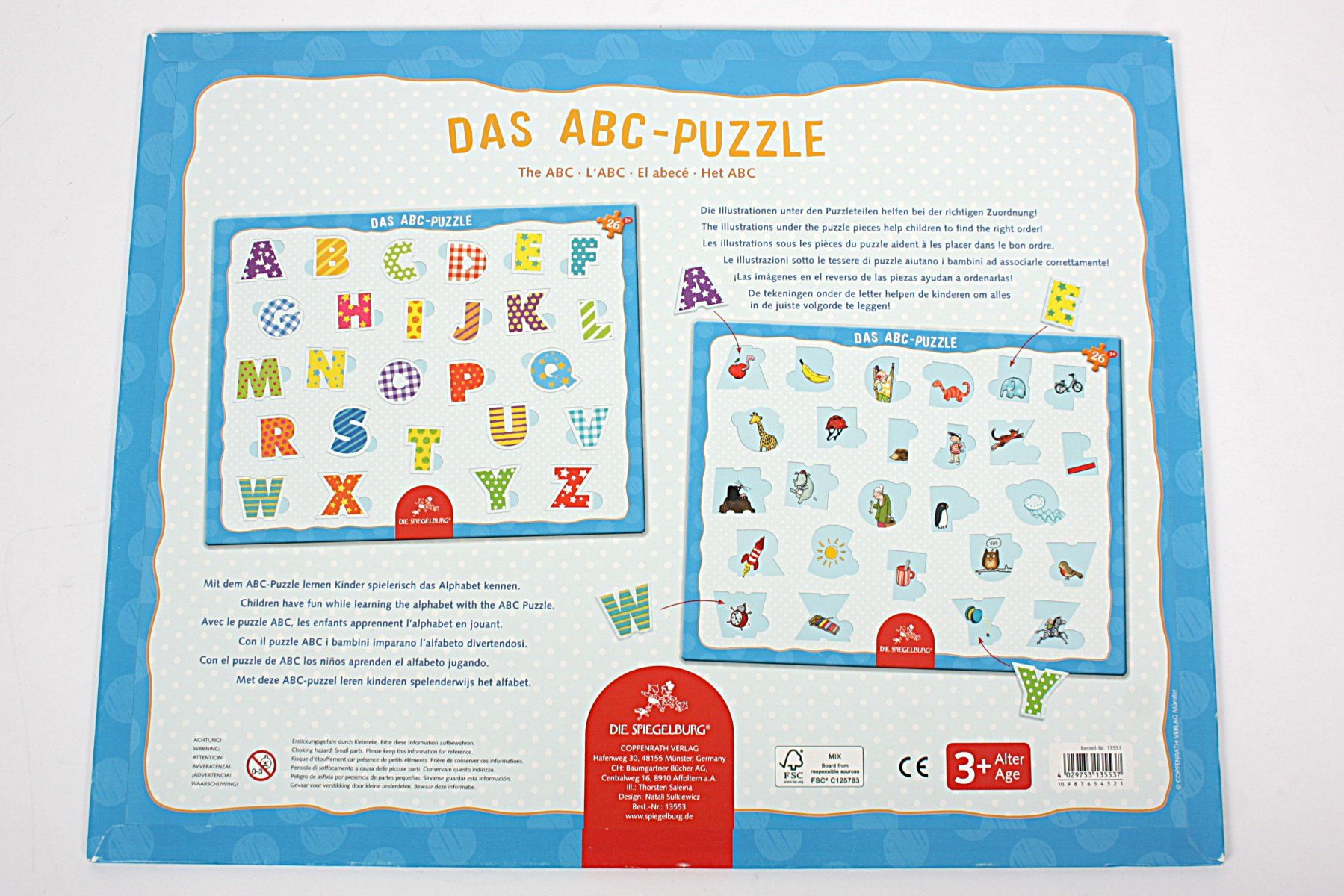 Puzzles: DIE SPIEGELBURG - Das ABC-Puzzle – D'occasion à Zollikofen par Restwert_Zollikofen 1
