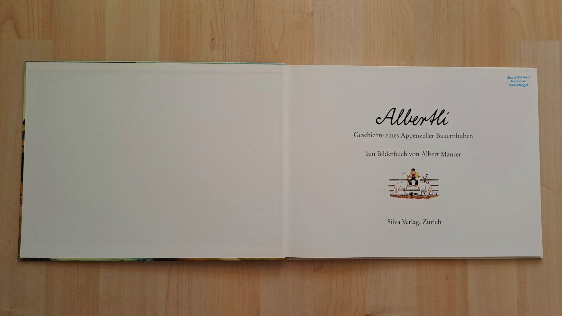 Libri: ALBERTLI -  von Albert Manser - 2.A.1988 – Usato da Affoltern am Albis venduto da saminou01 1