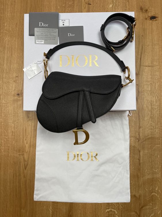 Dior Saddle Bag Kalbsleder schwarz neu, originalverpackt etc Kaufen