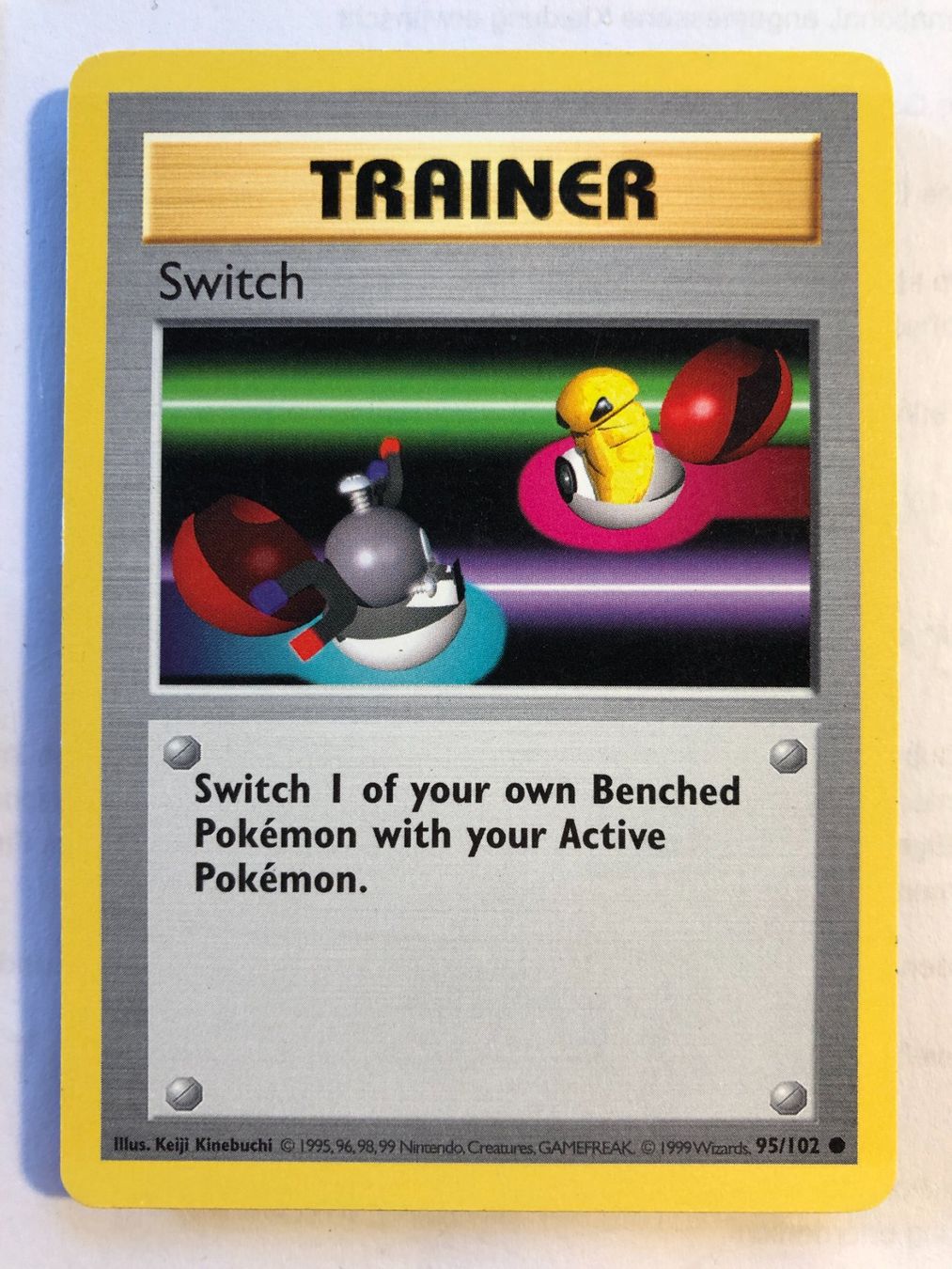 Sammelbilder & Trading cards: Switch Base Set Shadowless - LP - ab 1.- – Gebraucht aus Giubiasco von dan_pr8b