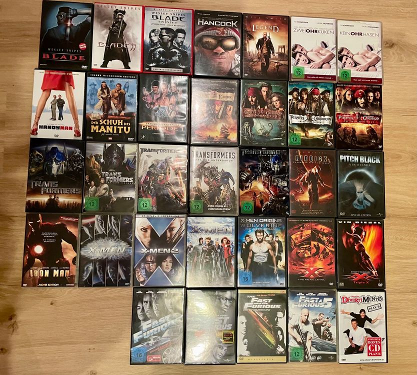 33 DVD‘s - Sammlung, Action, Komödien, SF, … Blockbusters!!! | Kaufen ...