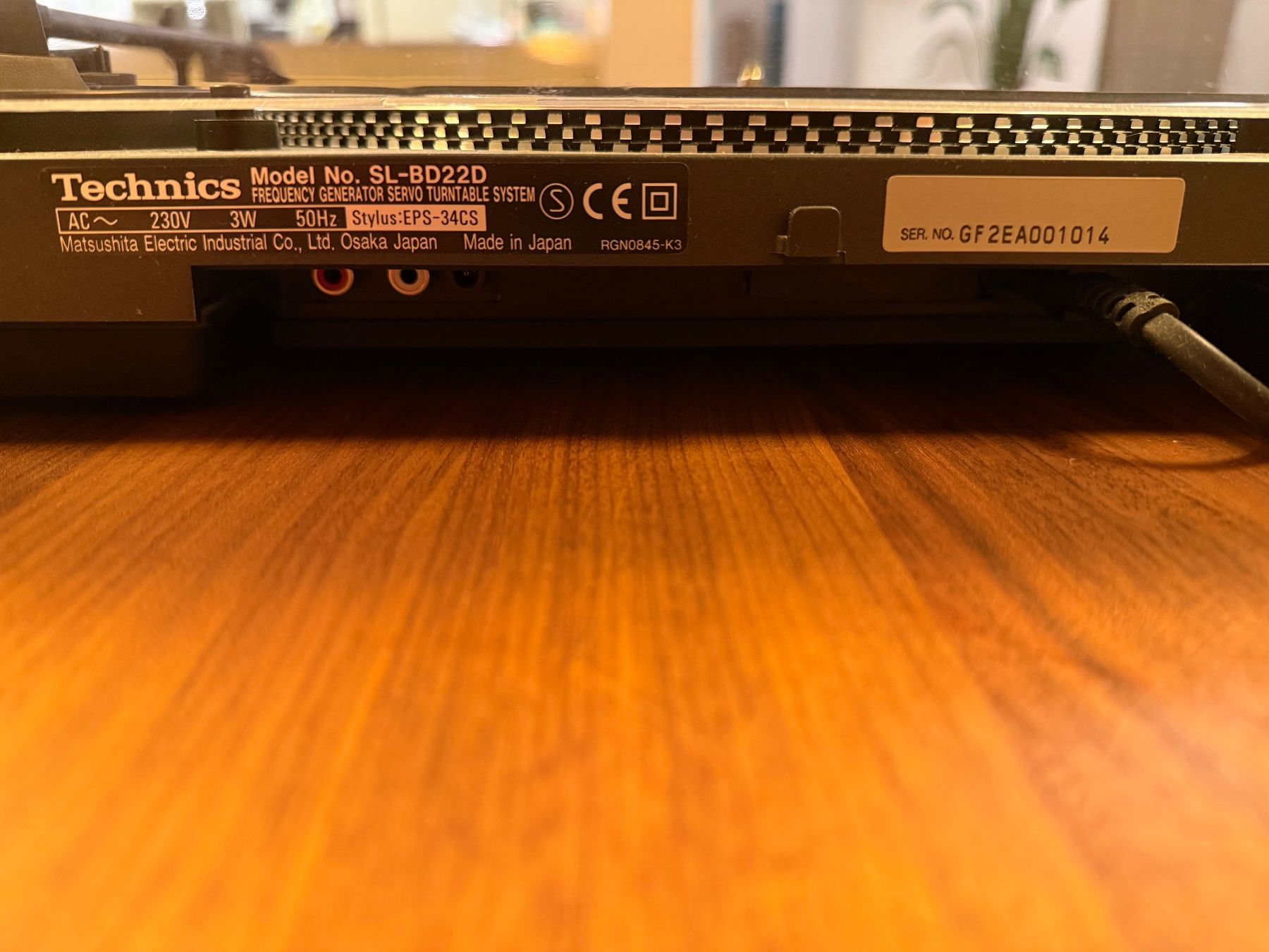 Technics Giradischi: Plattenspieler Technics SL-BD22D schwarz gebraucht – Usato da Bern venduto da Negotium 5