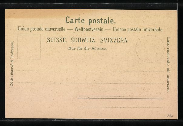 Cartes postales: Litho Wengernalp-Scheidegg, Panorama mit – D'occasion à Berlin par bartko-reher 1