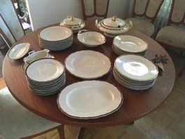Art Deco Porzellan Essgeschirr um 1930 k&a Selb Bavaria