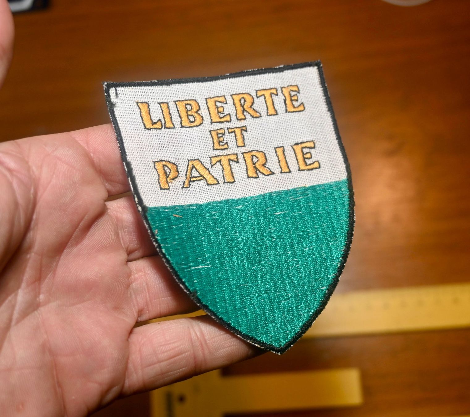 Swiss Placchette & Badge: WAPPEN Waadt / Vaud PATCH badge AUFNÄHER – Usato da Pfaffhausen venduto da mono_rec