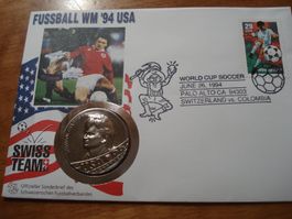 Fussball-WM 1994, Medaillenbrief Schweiz, Stephane Chapuisat