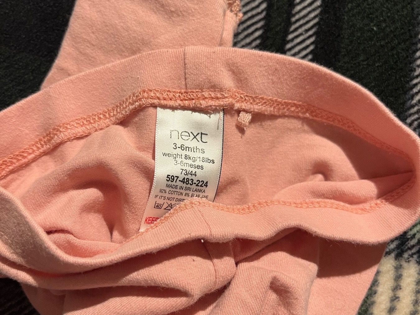 Pantaloni: 2x rosa Leggings, Größe 68 – Usato da Umiken venduto da deb_57xk 5