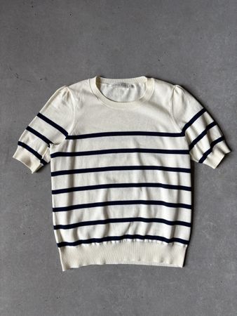 LA PETITE ÉTOILE Marinière Strick Top Gr. 2 (S/M) – wie neu