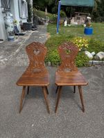 2 antike Stabellen