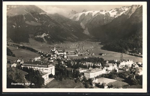 Cartes postales: AK Engelberg, Ortsansicht – D'occasion à Berlin par bartko-reher