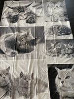 Bettwäsche mit Katzen 
