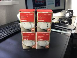 4 Stück Danfoss Fühler RA AVEO Click,ersetzt RA 2990 Click