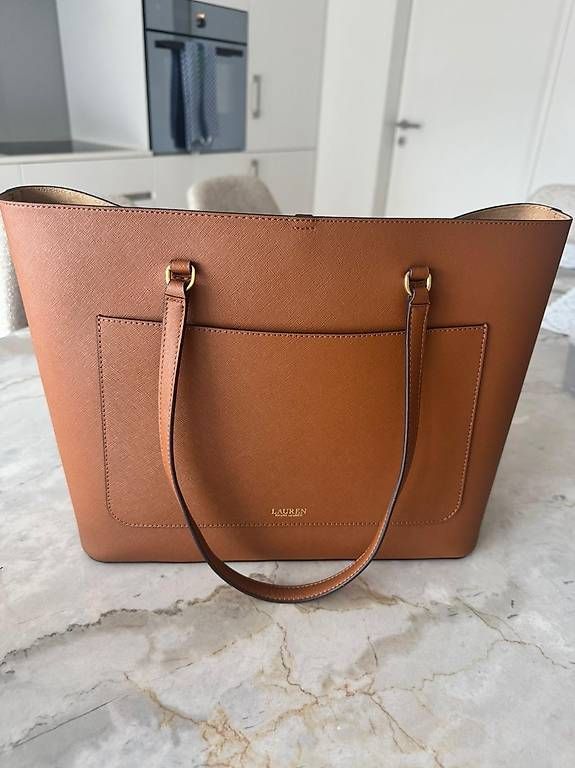 Ralph Lauren Borse da donna: Lauren Ralph Lauren Leder Shopper – Nuovo (secondo la descrizione) da Chur venduto da Angela2000000 1