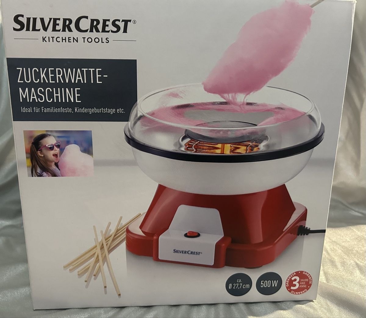 Küchengeräte: Zuckerwatten-Maschiene NEU – Neu und originalverpackt aus Winterthur von stella67