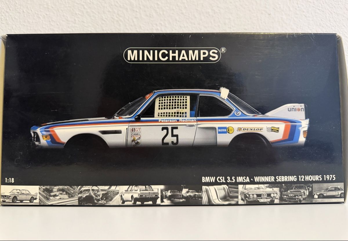 Minichamps Modellini d'auto: MINICHAMPS 1:18 BMW CSL 3.5 – Nuovo (secondo la descrizione) da Däniken SO venduto da hasenpfote. 2