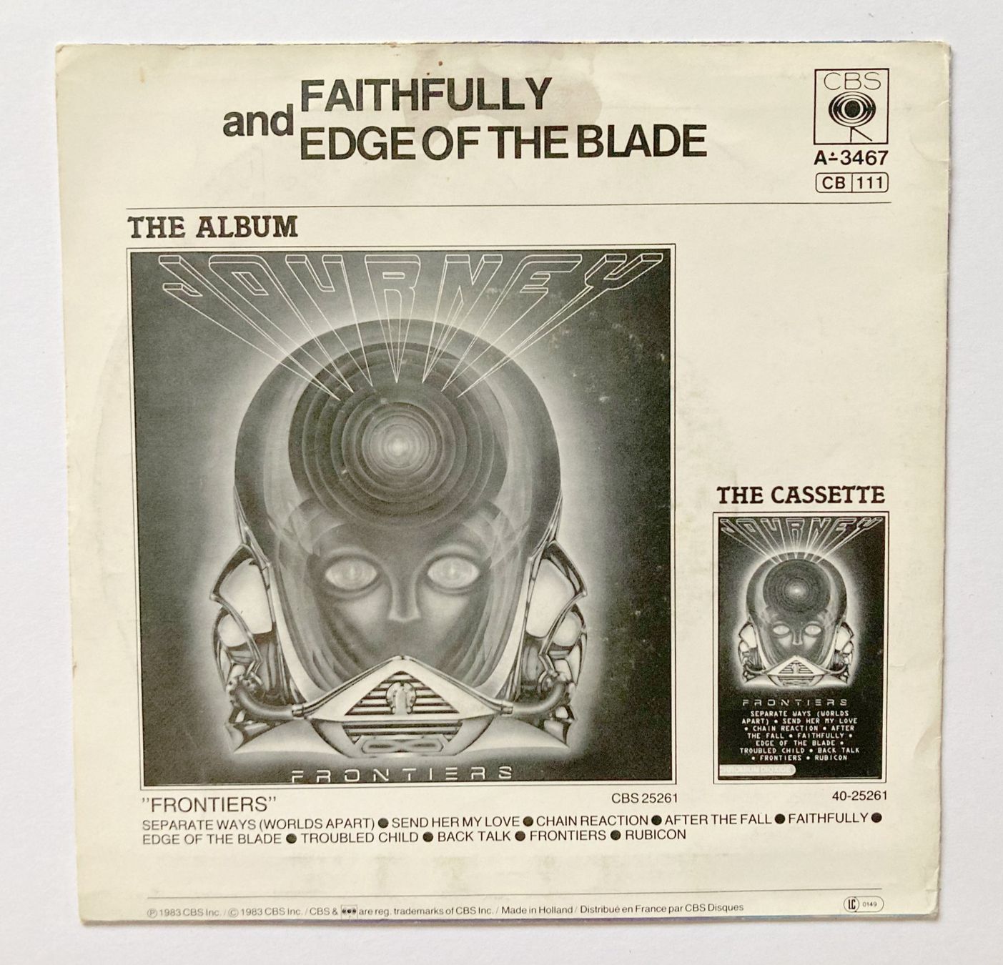 Dischi in vinile: JOURNEY - FAITHFULLY – Usato da Bottens venduto da hotter-than-hell 1