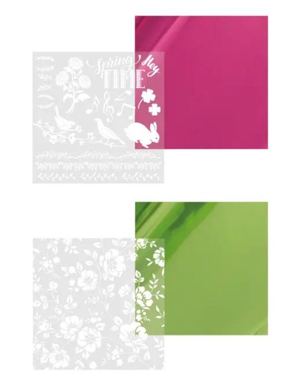 Sticker: Folien Transfer Sticker Spring time DIY – Usato da Strengelbach venduto da maskil 1