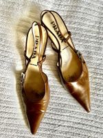 Prada Slingback Pumps braun Grösse 40 gebrauchter Zustand