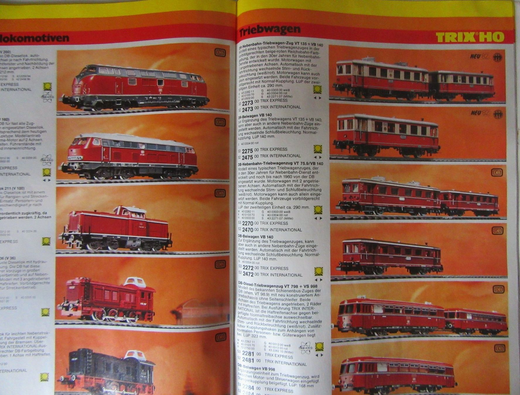 Trix Modellini di ferrovie: TRIX Gesamt-Katalog 82/83 Trix HO – Usato da Rüdtligen venduto da Carfield04 6