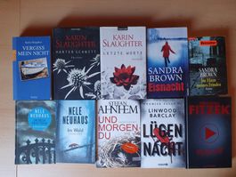 Bücherpaket, 10 Krimi / Thriller