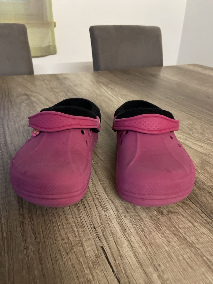 Crocs Schuhe für Mädchen: CROCS doublées - 12/13 = 29.5/31 - rose – Gebraucht aus Sornard (Nendaz) von delezedoris 1