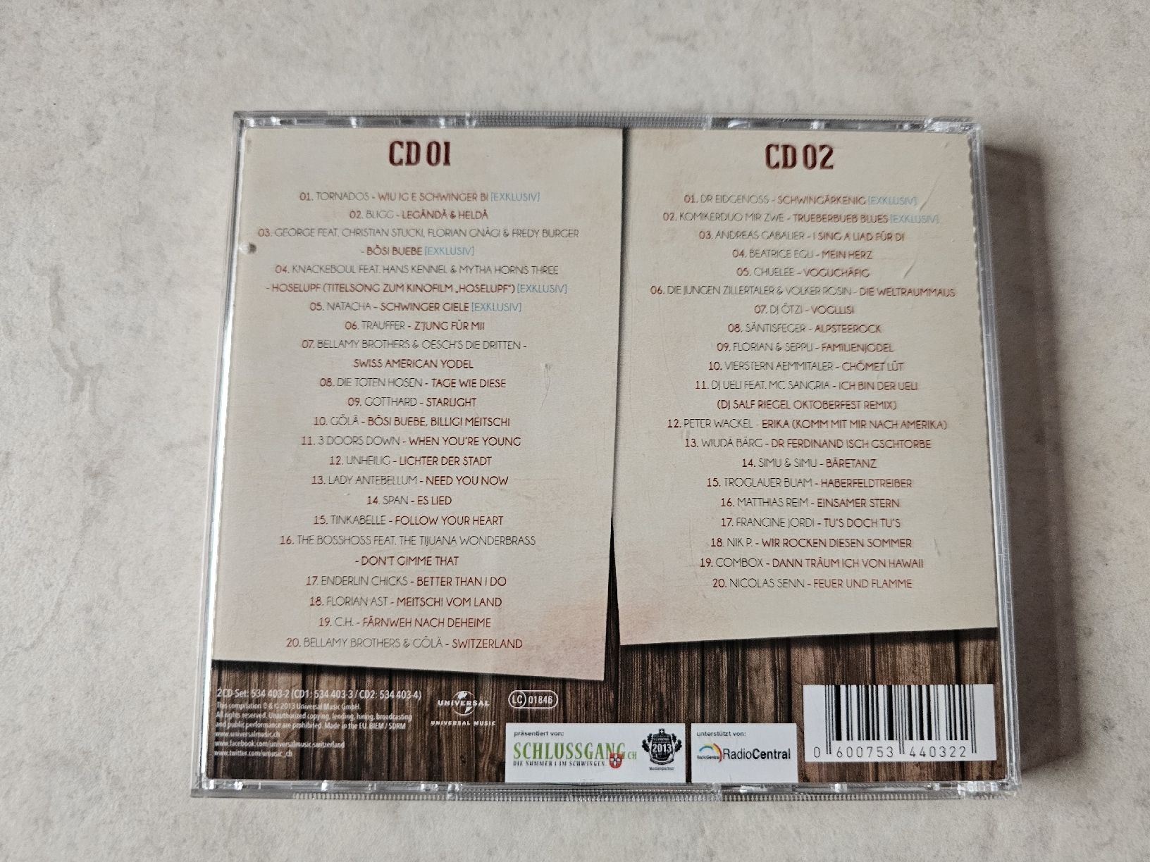 CD: Schwing und Älperhits 2013  /  2 CD Set – Usato da Schneisingen venduto da backstore24 1