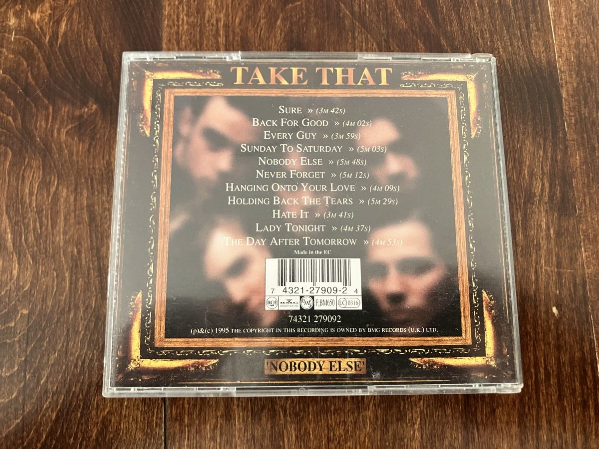 CD: Take That - Nobody Else CD Originale - Ottimo Stato! – Usato da Origlio venduto da Zeto.81 2
