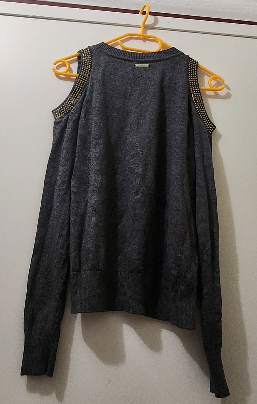 Michael Kors Maglioni & Felpe: Pull Michael Kors gris épaules dénudées taille M/L – Usato da Niedergösgen venduto da Eva2410 1