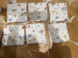 6 Weiche atmungsaktive Bettpolster