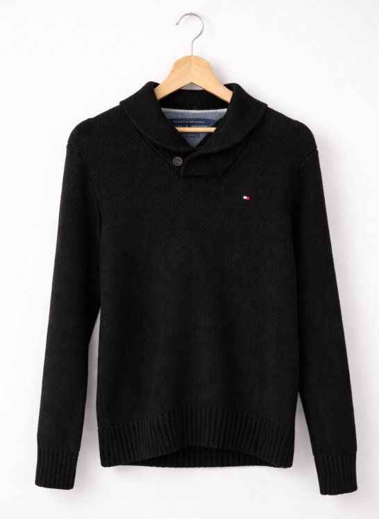 Tommy Hilfiger Pullover & Sweatshirts: Vintage Tommy Hilfiger V-Ausschnitt-Pullover Size S/G – Gebraucht aus Ottoberg von fam_6bkp
