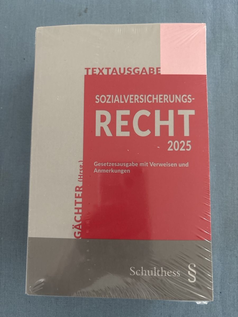 Libri: Sozialversicherungsrecht 2025, Gächter – Nuovo (secondo la descrizione) da Wohlen AG venduto da Michi761